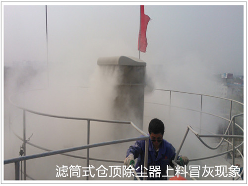 華康中天為河南水泥廠生產的倉頂除塵器。